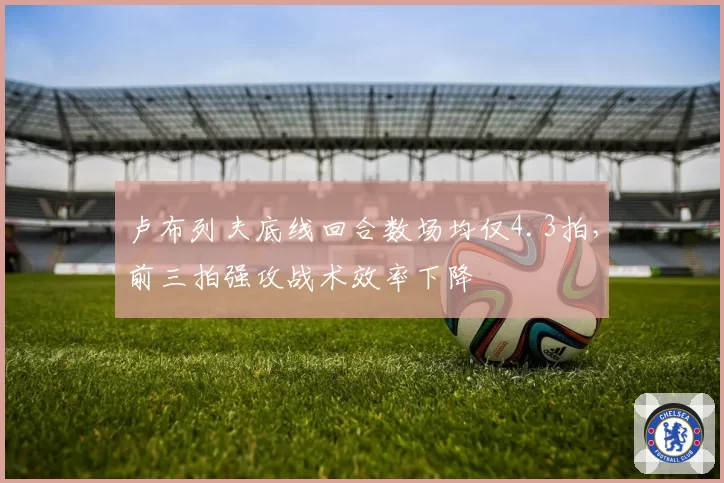 卢布列夫底线回合数场均仅4.3拍，前三拍强攻战术效率下降