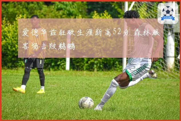 爱德华兹狂砍生涯新高52分 森林狼客场击败鹈鹕